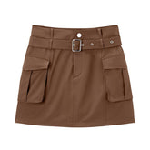 Women's Belted American Cargo Skirt